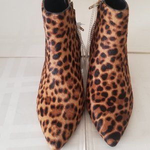 Alex Marie Leopard ankle booties